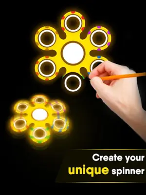 Draw Finger Spinner android App screenshot 3