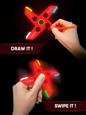 Draw Finger Spinner android App screenshot 4