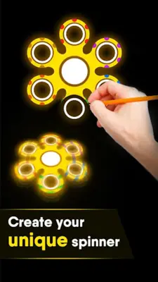 Draw Finger Spinner android App screenshot 5